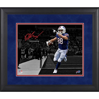 Photographie encadrée de 11'' x 14'' de Dawson Knox Buffalo Bills, signature fac-similé