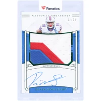 Devin Singletary Buffalo Bills dédicacé 2019 Panini National Treasures Emerald Patch Relic #RMS-DI #3/26 Rookie Card