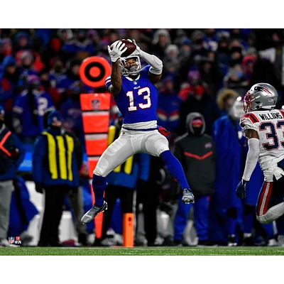 Gabriel Davis Buffalo Bills Unsigned Makes Catch NFC Wild Card Game vs New England Patriots Photograph