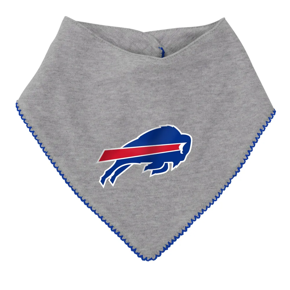 Lids Buffalo Bills Girls Newborn & Infant All The Love Bodysuit, Bib  Booties Set - Royal/Heathered Gray