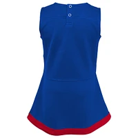 Girls Toddler Royal Buffalo Bills Cheer Captain Dress with Bloomers