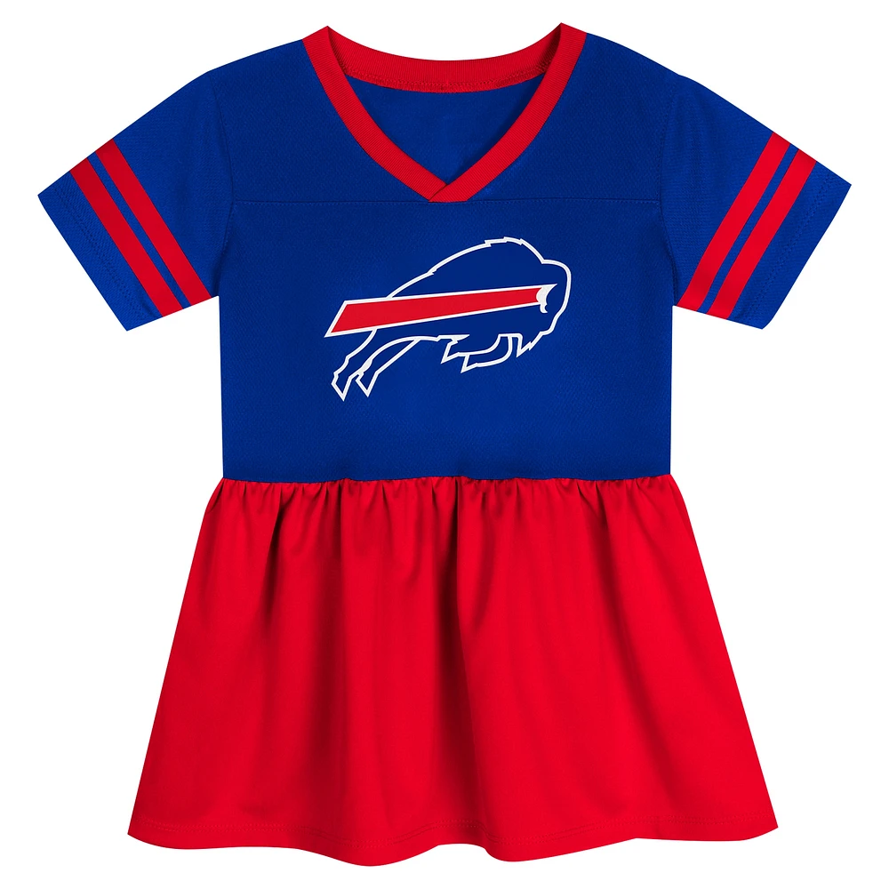 Girls Toddler Royal Buffalo Bills Stadium Lights Fashion Jersey Dress