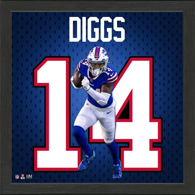 Youth Buffalo Bills Stefon Diggs Royal Mainliner Player Name & Number  Pullover Hoodie