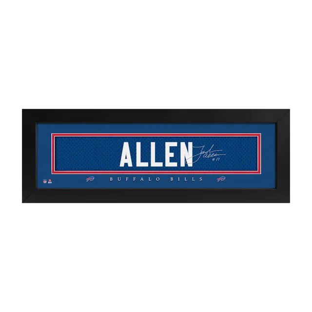 Buffalo Bills Josh Allen Highland Mint 13'' x 13'' Jersey Number Frame