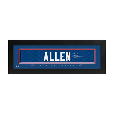 Josh Allen Buffalo Bills Imperial 8'' x 24'' Framed Signature Name Plate