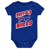 Infant Buffalo Bills Play Day Three-Pack Bodysuit Set