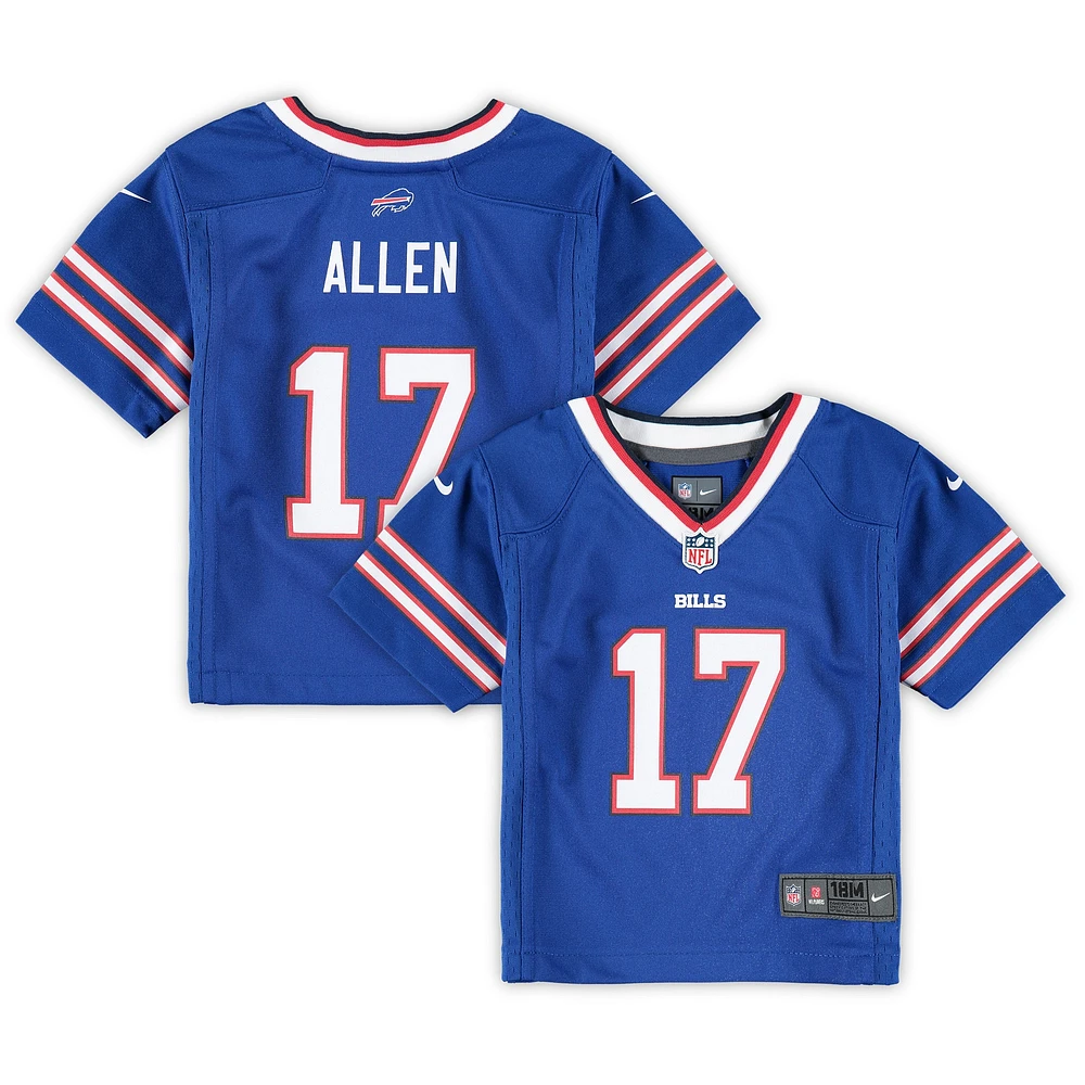 Maillot de match Nike Josh Allen Royal Buffalo Bills pour bébé