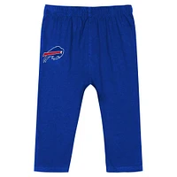 Infant Red/Royal Buffalo Bills Double Up Long Sleeve Bodysuit Pant Set