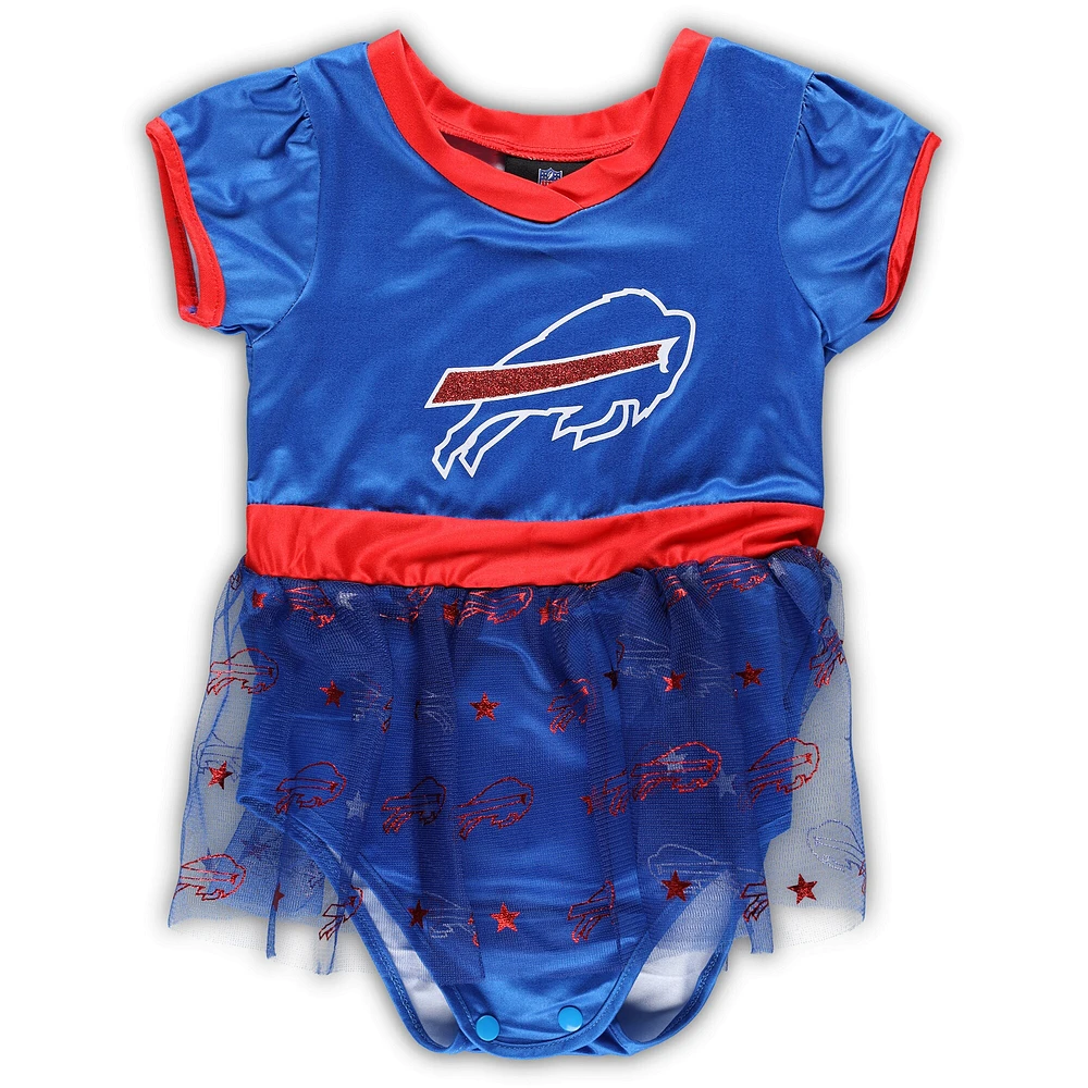 Ensemble de costumes pour enfant Royal/White Buffalo Bills Tailgate Tutu Game Day