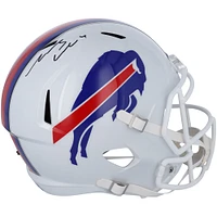 Casque Riddell Speed ​​autographié par James Cook Buffalo Bills