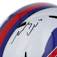 Casque Riddell Speed ​​autographié par James Cook Buffalo Bills