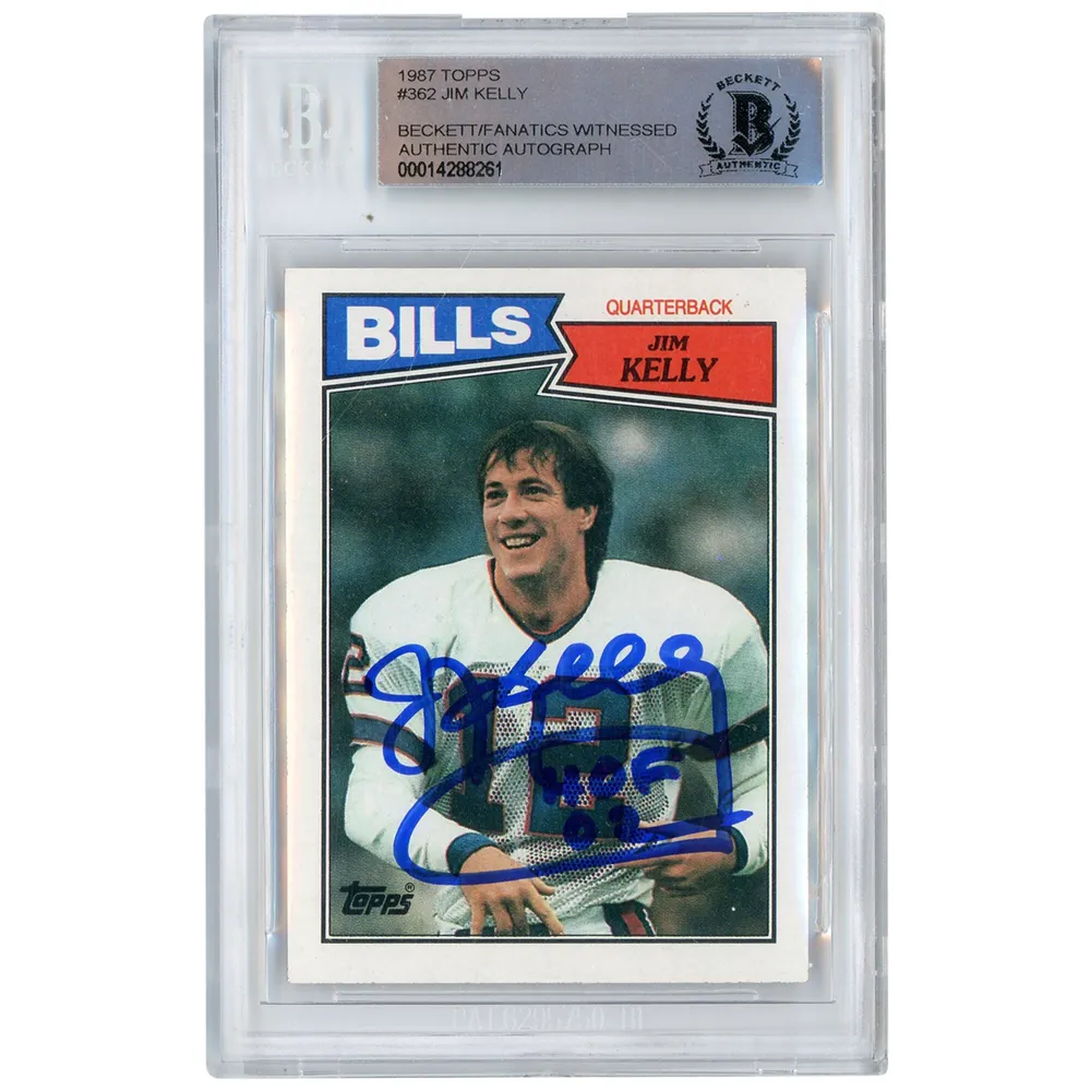 Dan Marino Miami Dolphins Autographed 1984 Topps #123 Beckett Fanatics  Witnessed Authenticated Rookie Card with HOF 05 Inscription