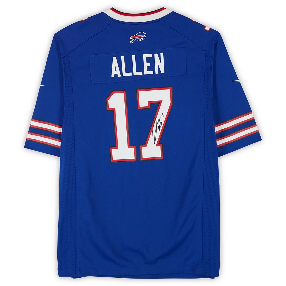 Josh Allen Buffalo Bills Autographed Nike Royal Game Jersey