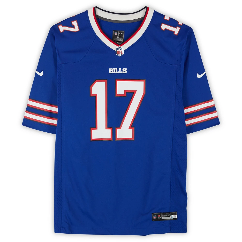 Josh Allen Buffalo Bills Autographed Nike Royal Game Jersey