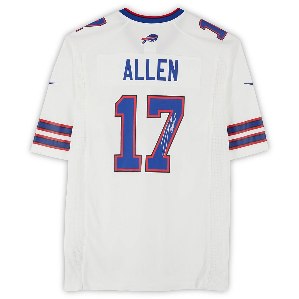 Josh Allen Buffalo Bills Autographed Nike White Game Jersey