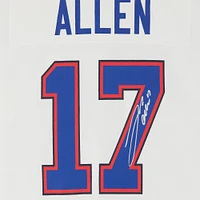 Josh Allen Buffalo Bills Autographed Nike White Game Jersey