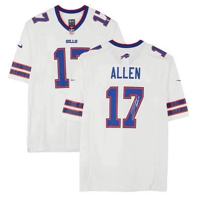 Josh Allen Buffalo Bills Autographed Nike White Game Jersey