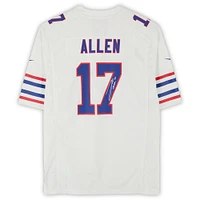 Josh Allen Buffalo Bills Autographed Nike White Throwback Game Jersey