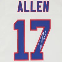 Josh Allen Buffalo Bills Autographed Nike White Throwback Game Jersey
