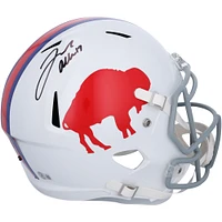 Josh Allen Buffalo Bills Autographed Riddell 1965-1973 Throwback Speed Replica Helmet