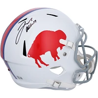 Josh Allen Buffalo Bills Autographed Riddell 1965-1973 Throwback Speed Replica Helmet