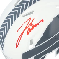 Josh Allen Buffalo Bills Autographed Riddell 2024 Salute To Service Speed Mini Helmet 