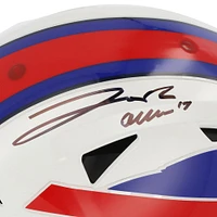 Casque authentique Riddell Speed ​​Flex autographié par Josh Allen Buffalo Bills