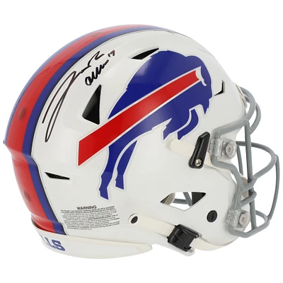 Casque authentique Riddell Speed ​​Flex autographié par Josh Allen Buffalo Bills