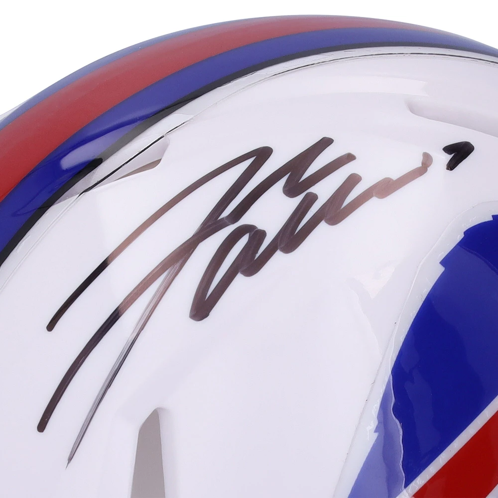Josh Allen Buffalo Bills Autographed Riddell Speed Mini Helmet