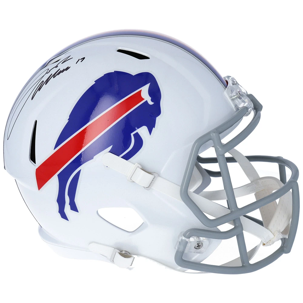 Josh Allen Buffalo Bills Autographed Riddell Speed Replica Helmet