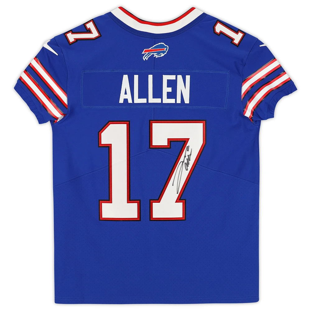 Josh Allen Buffalo Bills Autographed Royal Nike Elite Jersey