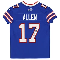 Josh Allen Buffalo Bills Autographed Royal Nike Elite Jersey