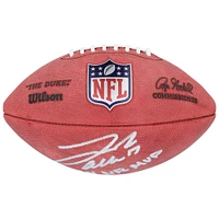Ballon de football Wilson Duke dédicacé par Josh Allen, Buffalo Bills, en couleur, avec l'inscription « 24 NFL MVP »