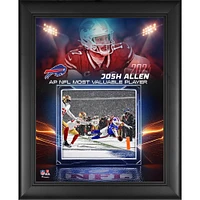Josh Allen Buffalo Bills Framed 13" x 16" 2024 NFL MVP of the Year Collage