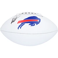 Keon Coleman Buffalo Bills Autographed Franklin White Panel Football