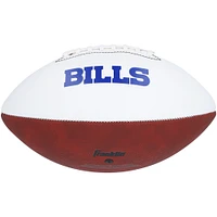 Keon Coleman Buffalo Bills Autographed Franklin White Panel Football