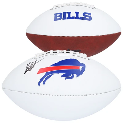 Keon Coleman Buffalo Bills Autographed Franklin White Panel Football