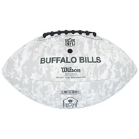 Keon Coleman Buffalo Bills Autographed Wilson 2024 Salute To Service Football 