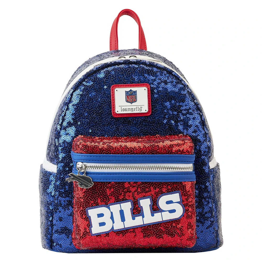 Loungefly Buffalo Bills Sequin Mini Backpack