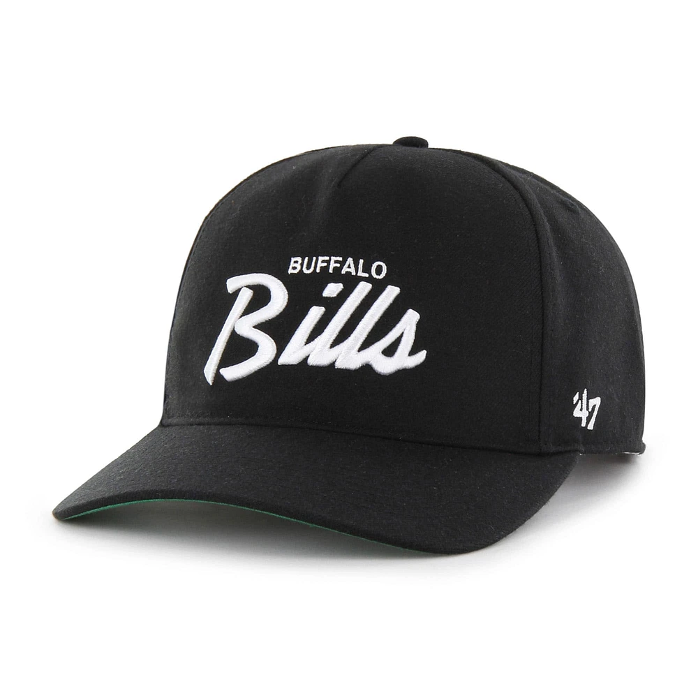 Casquette ajustable décontractée Buffalo Bills Attitude Hitch '47 noire pour homme