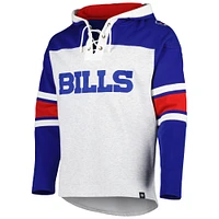 Chandail à capuchon lacets gris chiné pour hommes '47 Buffalo Bills Gridiron