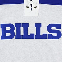 Chandail à capuchon lacets gris chiné pour hommes '47 Buffalo Bills Gridiron