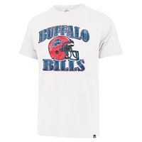 Men's '47 Cream Buffalo Bills Overrun Franklin Throwback T-Shirt