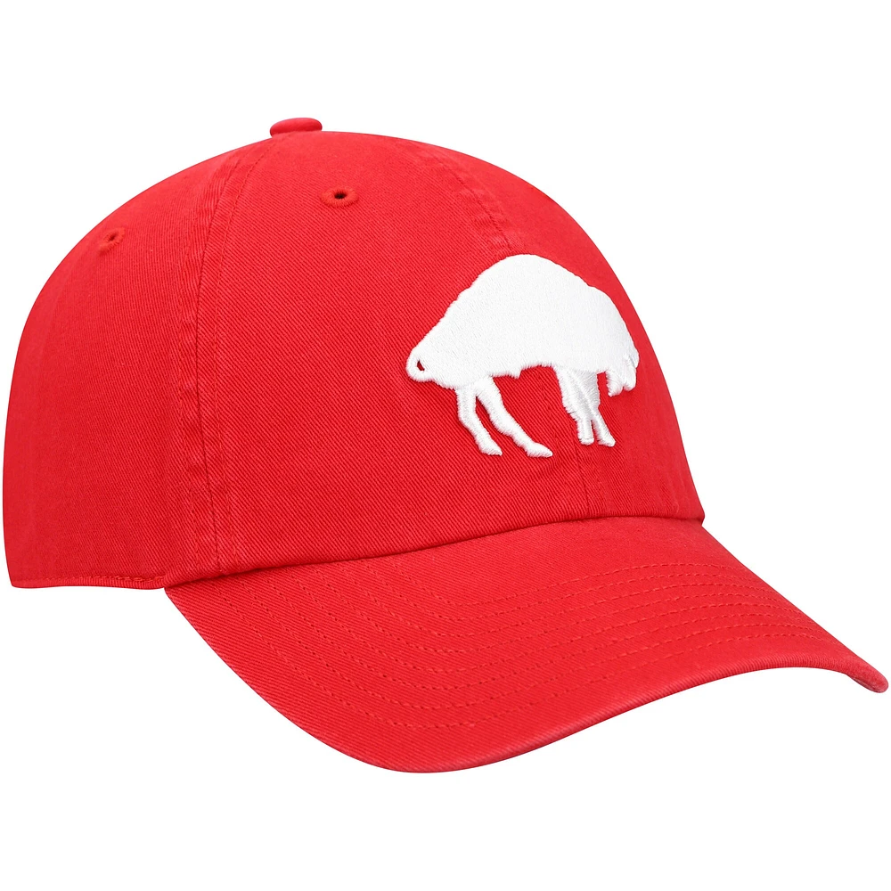 Casquette réglable '47 Red Buffalo Bills Clean Up Legacy pour hommes