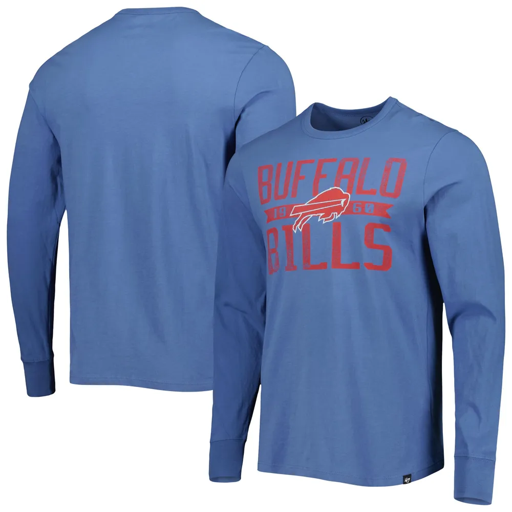 Lids Buffalo Bills '47 Brand Wide Out Franklin Long Sleeve T-Shirt - Royal