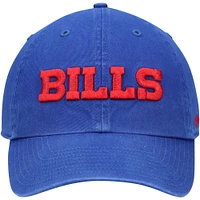 Men's '47 Royal Buffalo Bills Clean Up Script Adjustable Hat