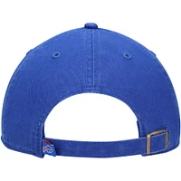 Men's '47 Royal Buffalo Bills Clean Up Script Adjustable Hat