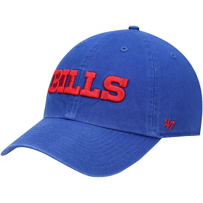 Casquette réglable '47 Royal Buffalo Bills Clean Up Script pour homme