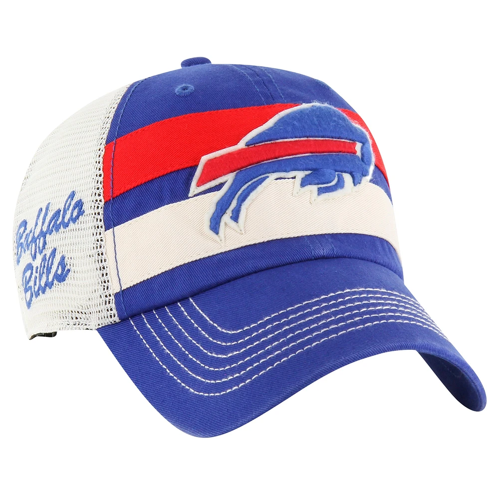 Men's '47 Royal Buffalo Bills Clubhouse Boon Clean-Up Trucker Adjustable Hat