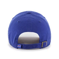 Men's '47 Royal Buffalo Bills Crosstown Clean Up Adjustable Hat